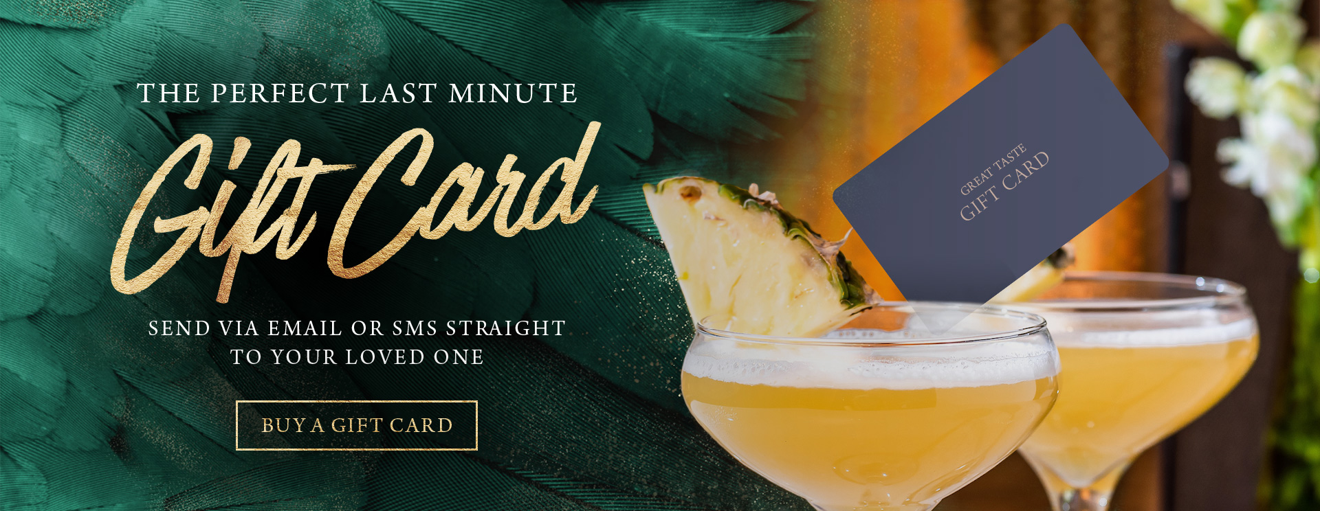 Give the gift of a gift card at The George & Dragon