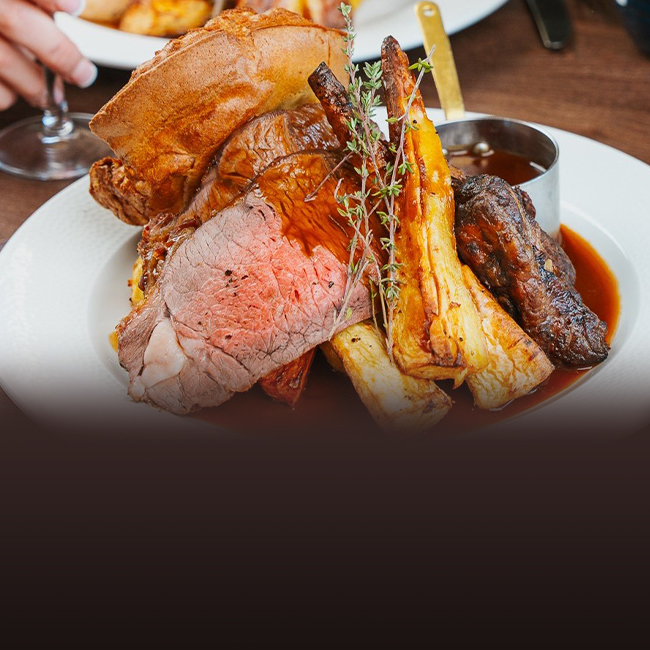 Sunday menu at The George & Dragon