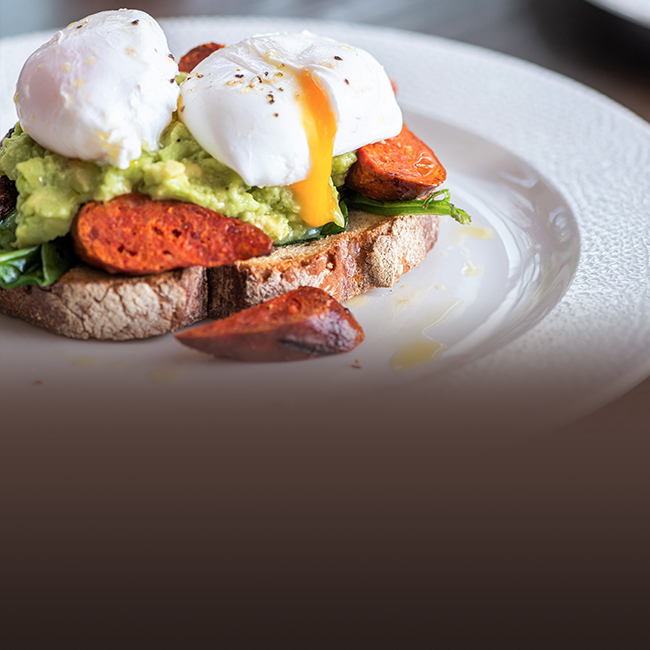 Brunch menu at The George & Dragon