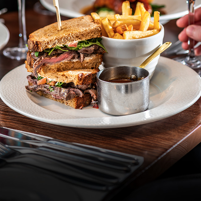 Brunch menu at The George & Dragon