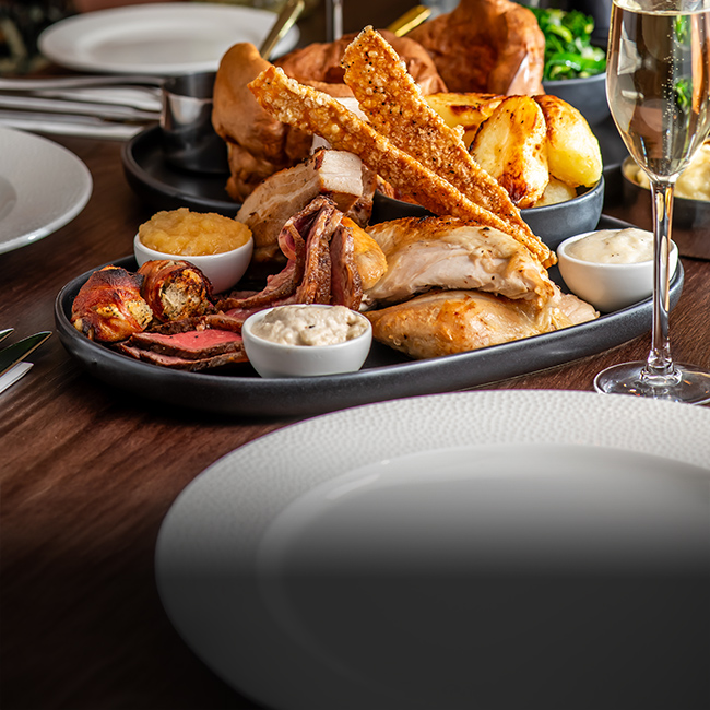 Sunday menu at The George & Dragon