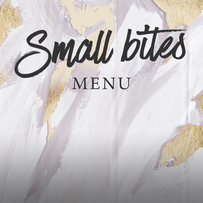Small Bites menu at The George & Dragon 